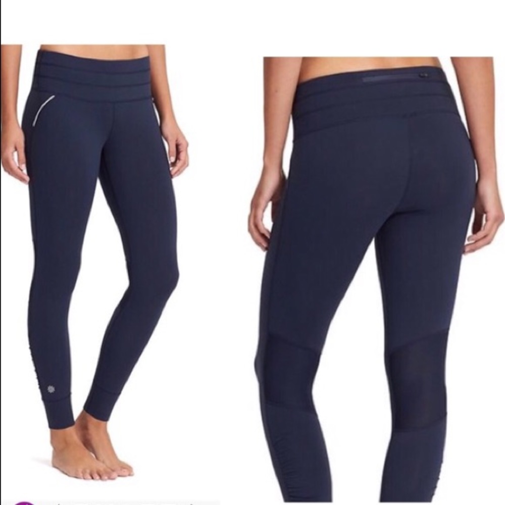 Athleta Relay Tight - Navy Blue XXS